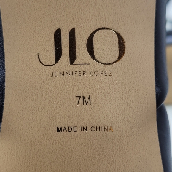 Jennifer Lopez Black Studded Women's Shoes New - Picture 15 of 15